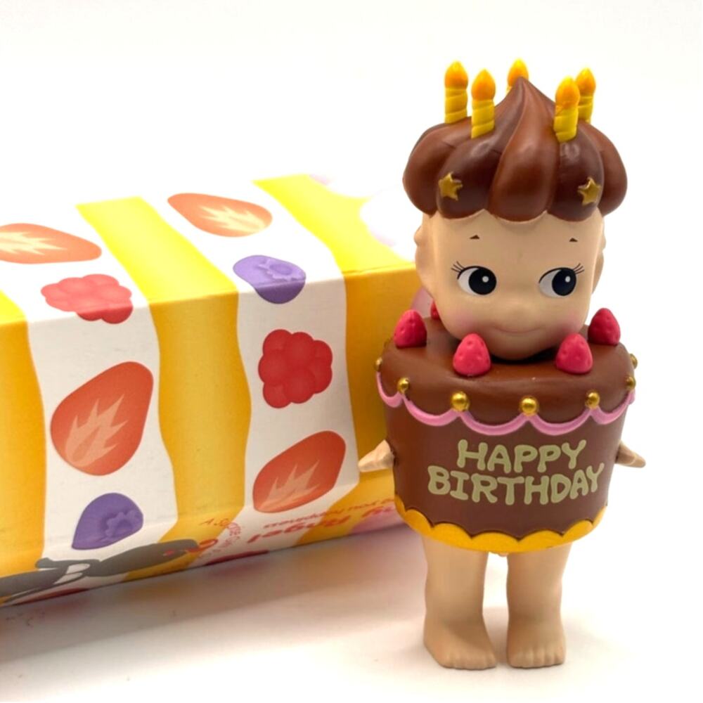 Authentic Sonny Angel Chocolate Cake Mini Figure, Anniversary Cake Series - NEW